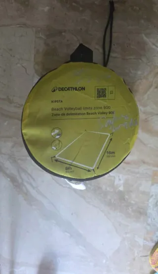 Rete e corde campo beach volley