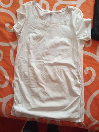 Lote 4 Camisetas Maternidad H&M