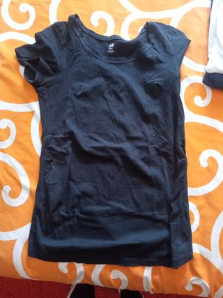 Lote 4 Camisetas Maternidad H&M