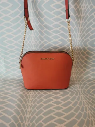 Bolso Michael Kors Rojo Dorado
