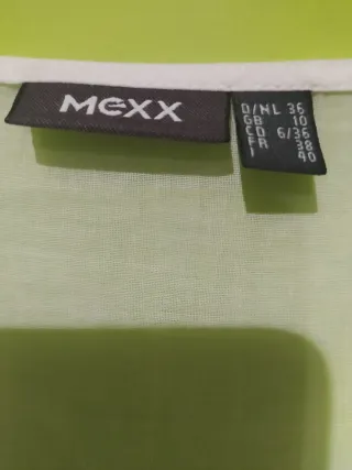 Blusa Mexx blanca bordada