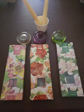 Set portacandele e candele