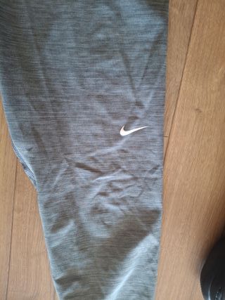 Mallas Nike Pro Dri Fit.Grises Mujer Talla L