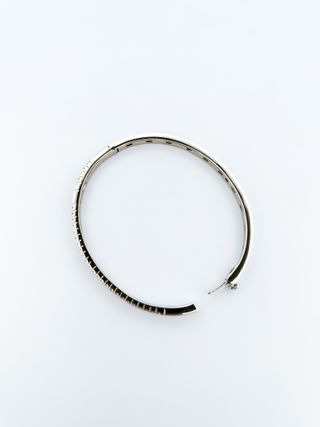 Pulsera Oro Blanco 18kt Diamantes y Rubí