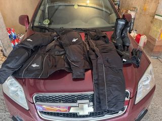 Conjunto Moto Chaqueta, Pantalón, Botas y Guantes