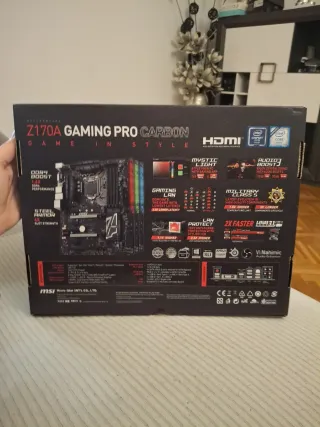 Placa Base MSI Z170A Gaming Pro Carbon