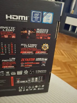 Placa Base MSI Z170A Gaming Pro Carbon