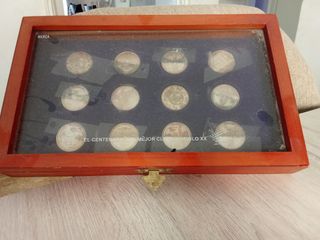 Colección de monedas del real Madrid