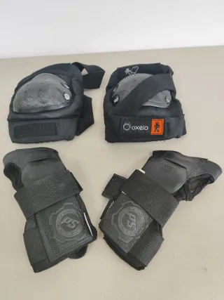 Rodilleras y Muñequeras Patinaje Adulto