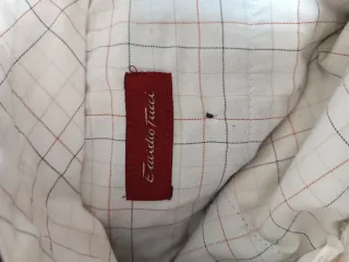 Pantalón de pinzas Emidio Tucci azul