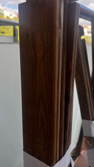 Jardinera o huerto de madera escalonada!