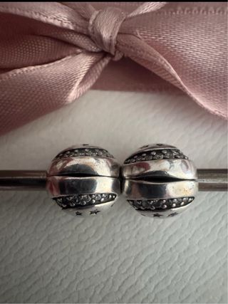 Pareja Clips Pandora Noche Brillante