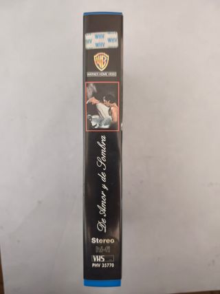 VHS De Amor y De Sombra - película de videoclub