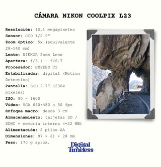 Cámara Nikon Coolpix L23