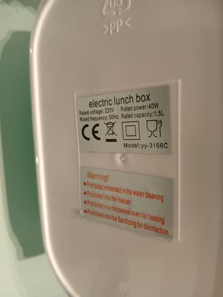 Fiambrera eléctrica portátil