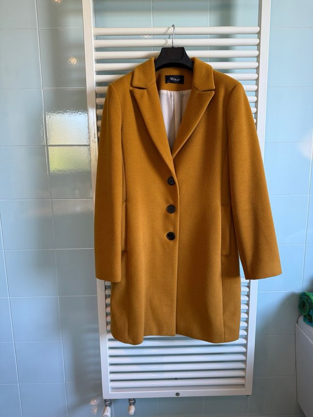 Cappotto donna Prani senape tg. 44 IT