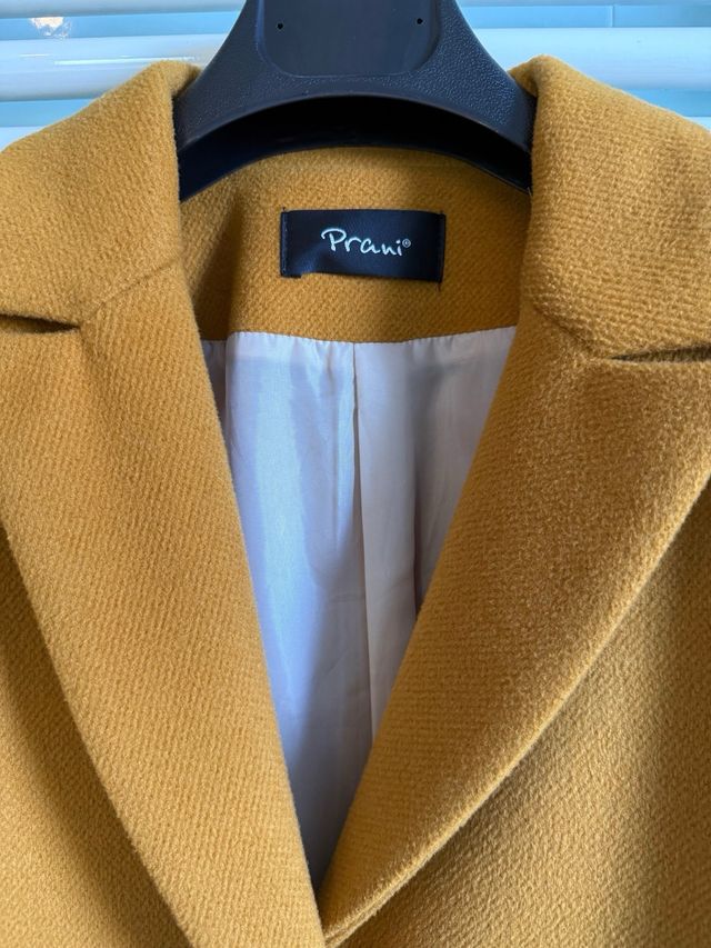 Cappotto donna Prani senape tg. 44 IT