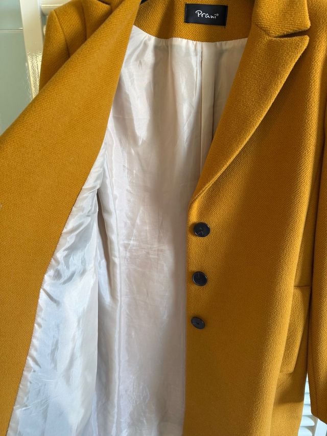 Cappotto donna Prani senape tg. 44 IT