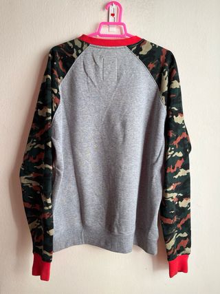 Sudadera Grimey Gris y Multicolor