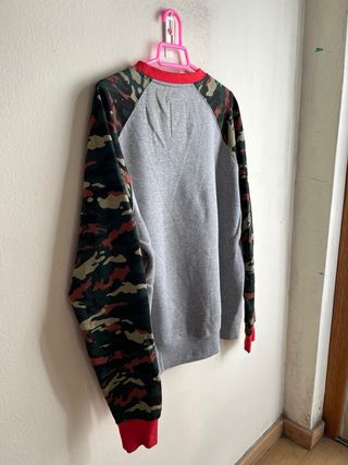 Sudadera Grimey Gris y Multicolor