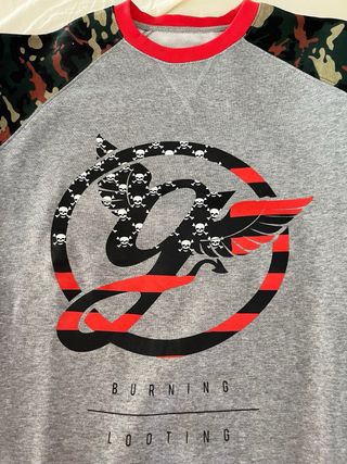 Sudadera Grimey Gris y Multicolor