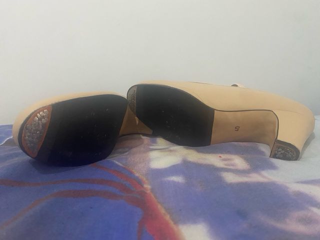 Zapatos Flamenco Semiprofesionales Beige