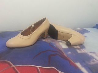 Zapatos Flamenco Semiprofesionales Beige