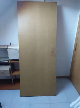 Puerta lisa interior madera