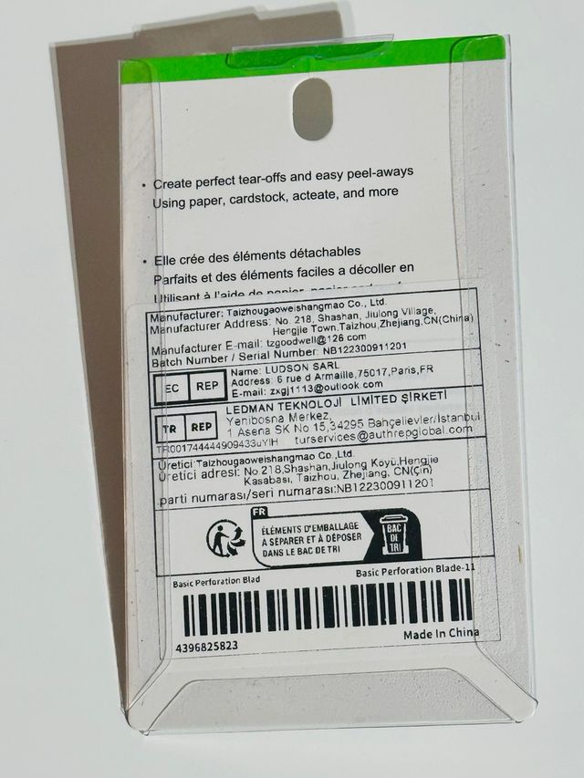 Cuchilla perforación + carcasa Cricut Maker