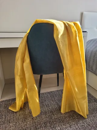 Fular de seda MaxMara amarillo