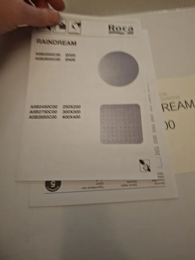 Rociador Ducha Roca RAINDREAM 300x300