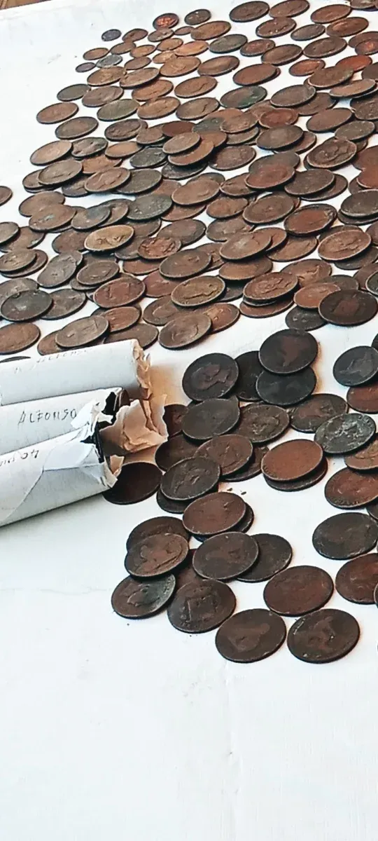 Monete antiche in rame (circa 500)