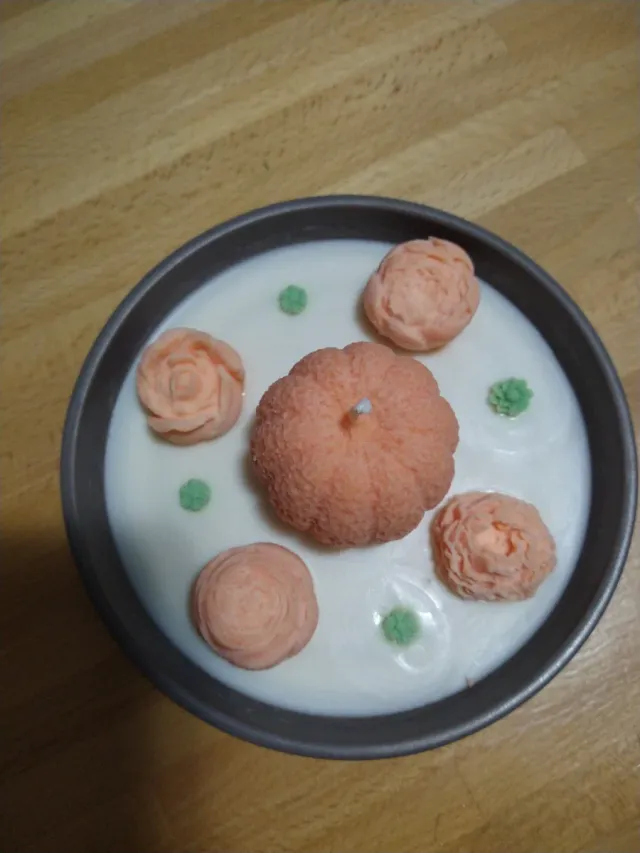 Candela grande decorata