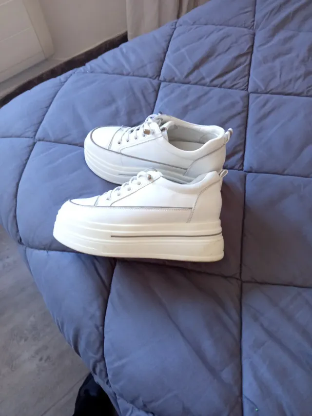 Zapatillas blancas plataforma
