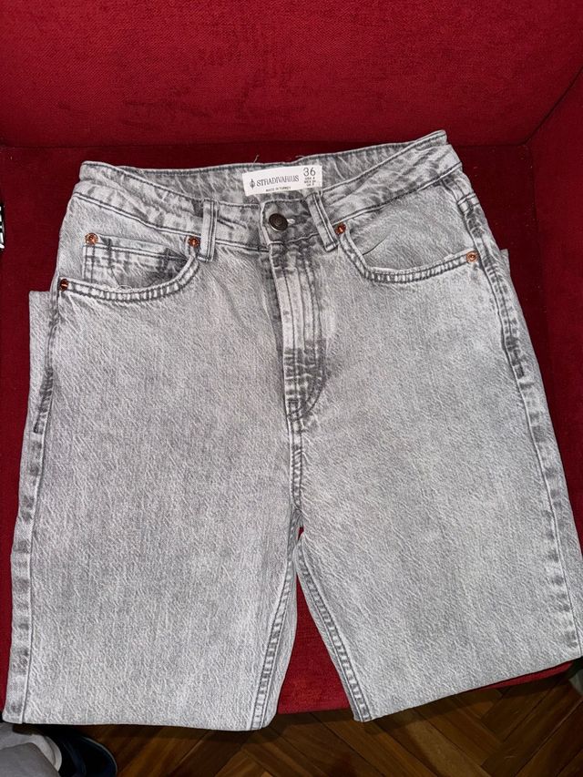 Stradivarius Jeans Tiro Medio Talla S/36
