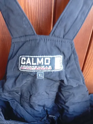 Salopette unisex nero CALMO taglia xl