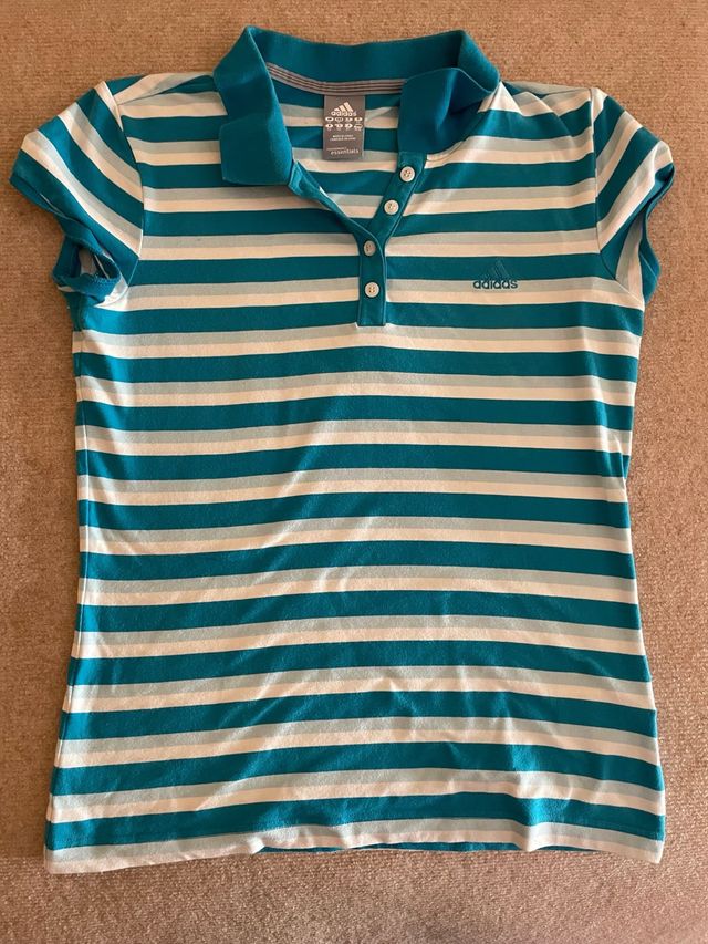 Camiseta Polo Adidas Rayas