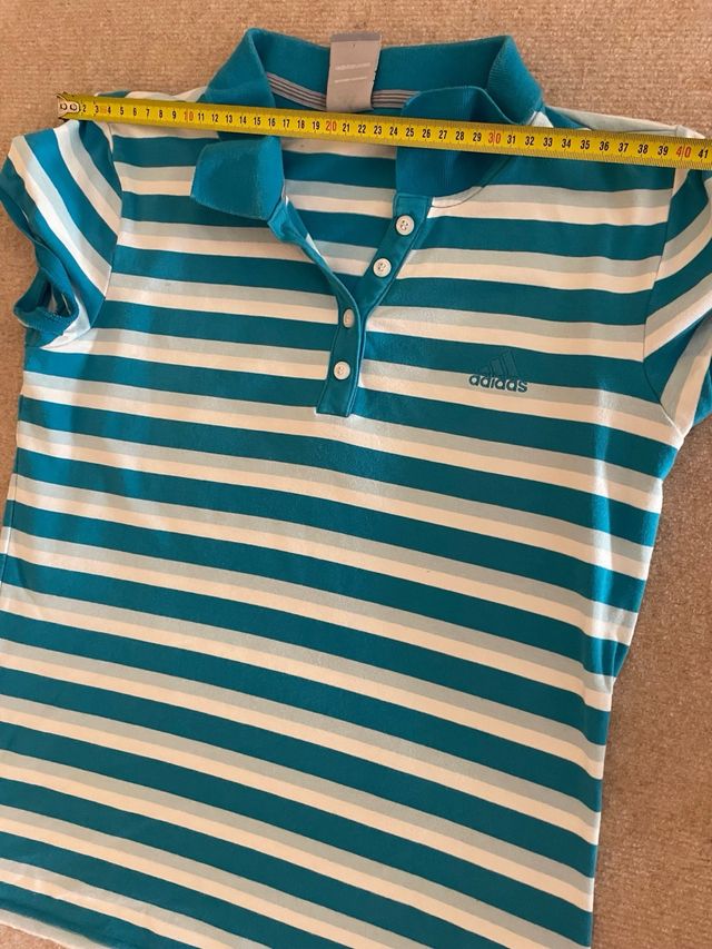 Camiseta Polo Adidas Rayas