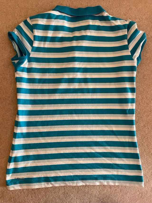 Camiseta Polo Adidas Rayas