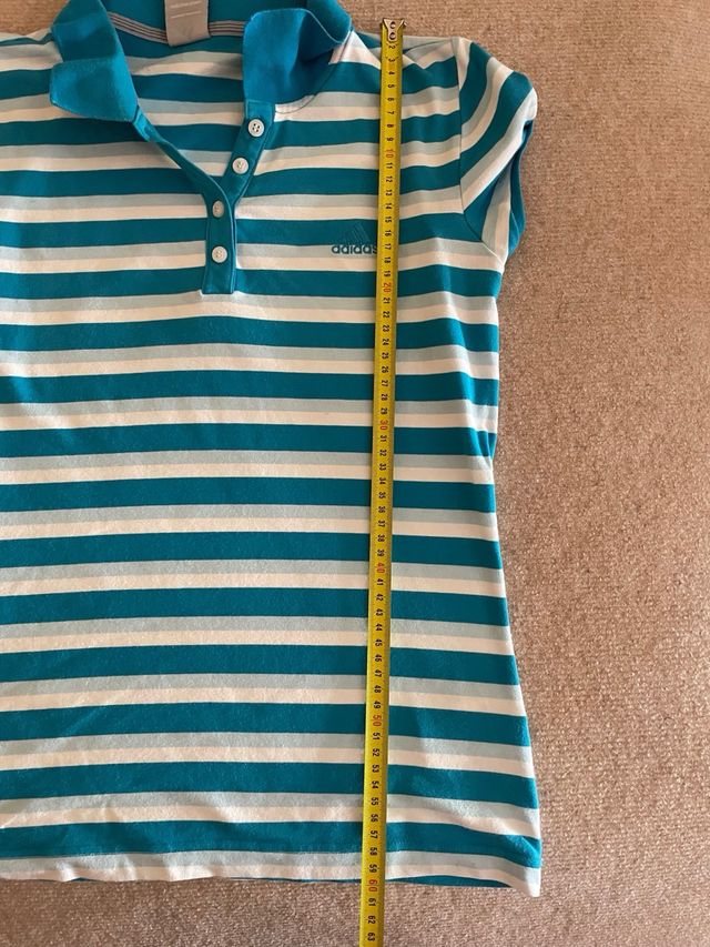 Camiseta Polo Adidas Rayas