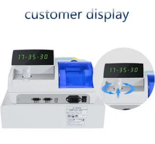 Caja Registradora Electrónica 8 LED 48 Teclas