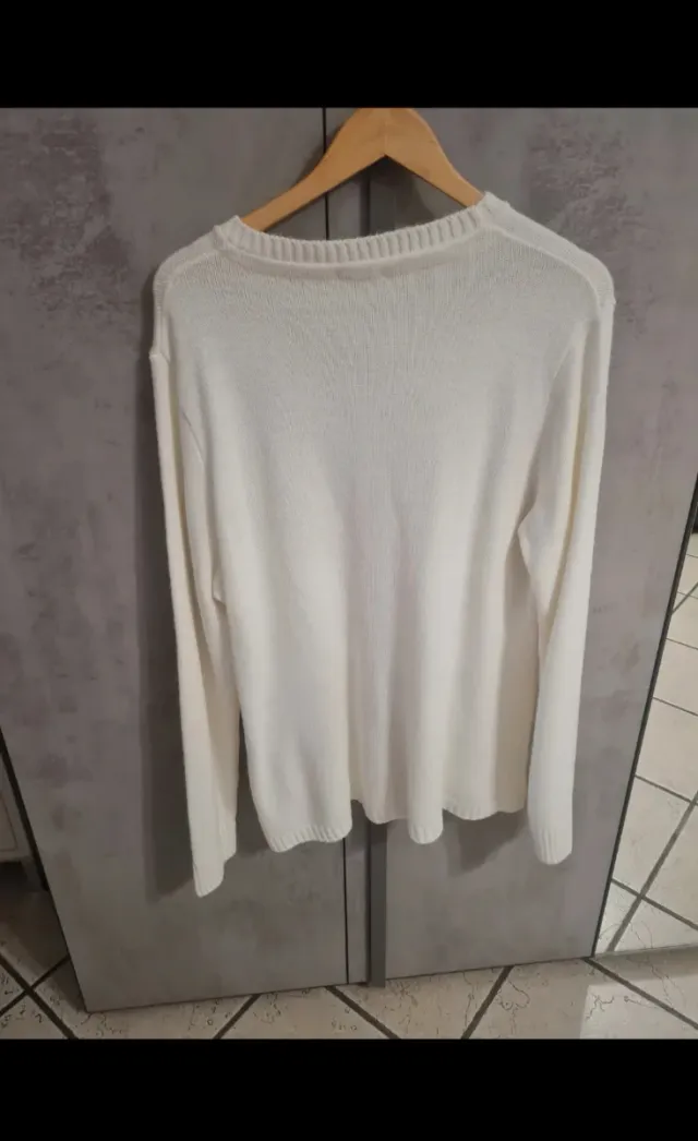 Maglione uomo bianco