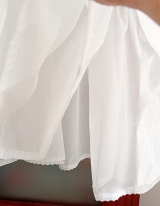Faldón novia/comunión blanco talla única