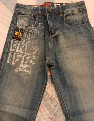 Pantalón Vaquero Desigual Azul