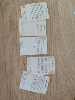 Cromos Liga Fútbol 69/70 FHER