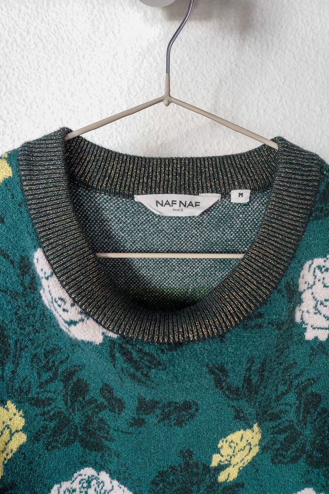 Jersey NAF NAF estampado floral Talla M