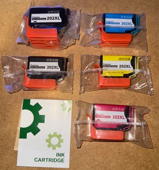 Lote 5 Cartuchos Tinta Epson 202XL Compatibles