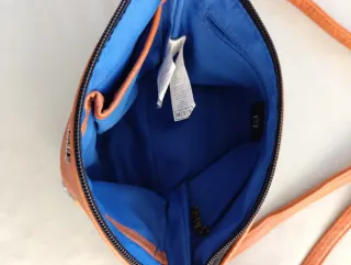 Bolso pequeño MSK azul y naranja