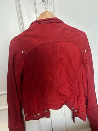 Cazadora Ante Úrsula Mascaro Roja Talla 42