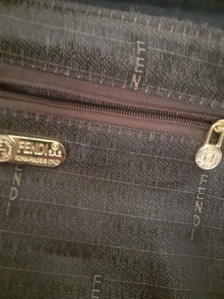 Borsa messenger Fendi marrone